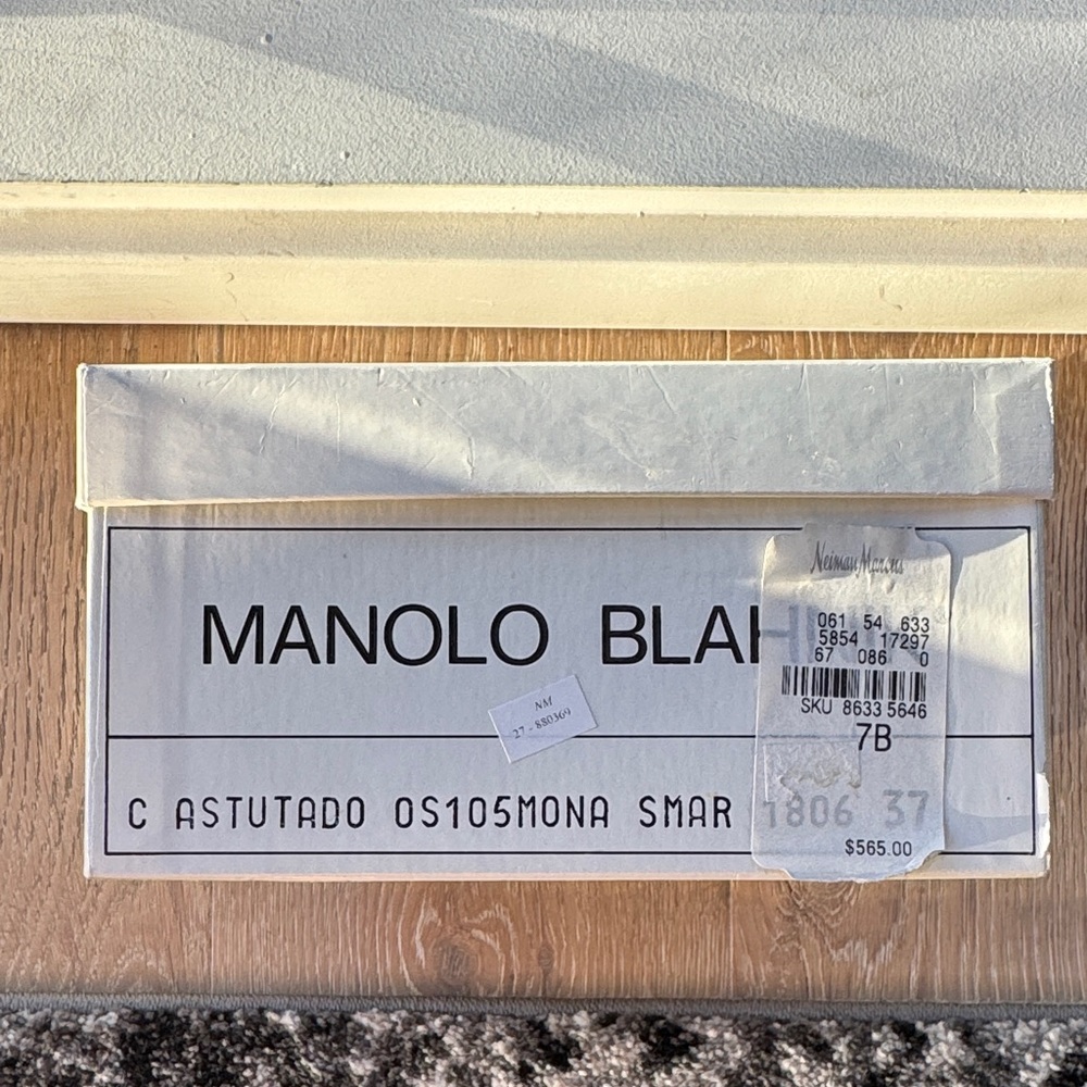 Manolo Blahnik Designer Box